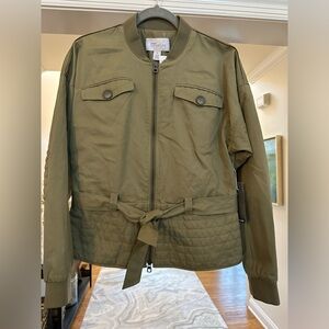 NWT Nordstrom Signature Jacket Size M  (has 3” pen mark)